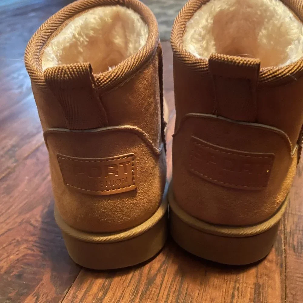 Mini Boots *Dark Khaki* Women's Size 40 - Picture 2 of 6